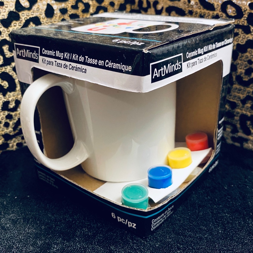 Brand New FUN 6 Piece Mug Set by ART MINDS